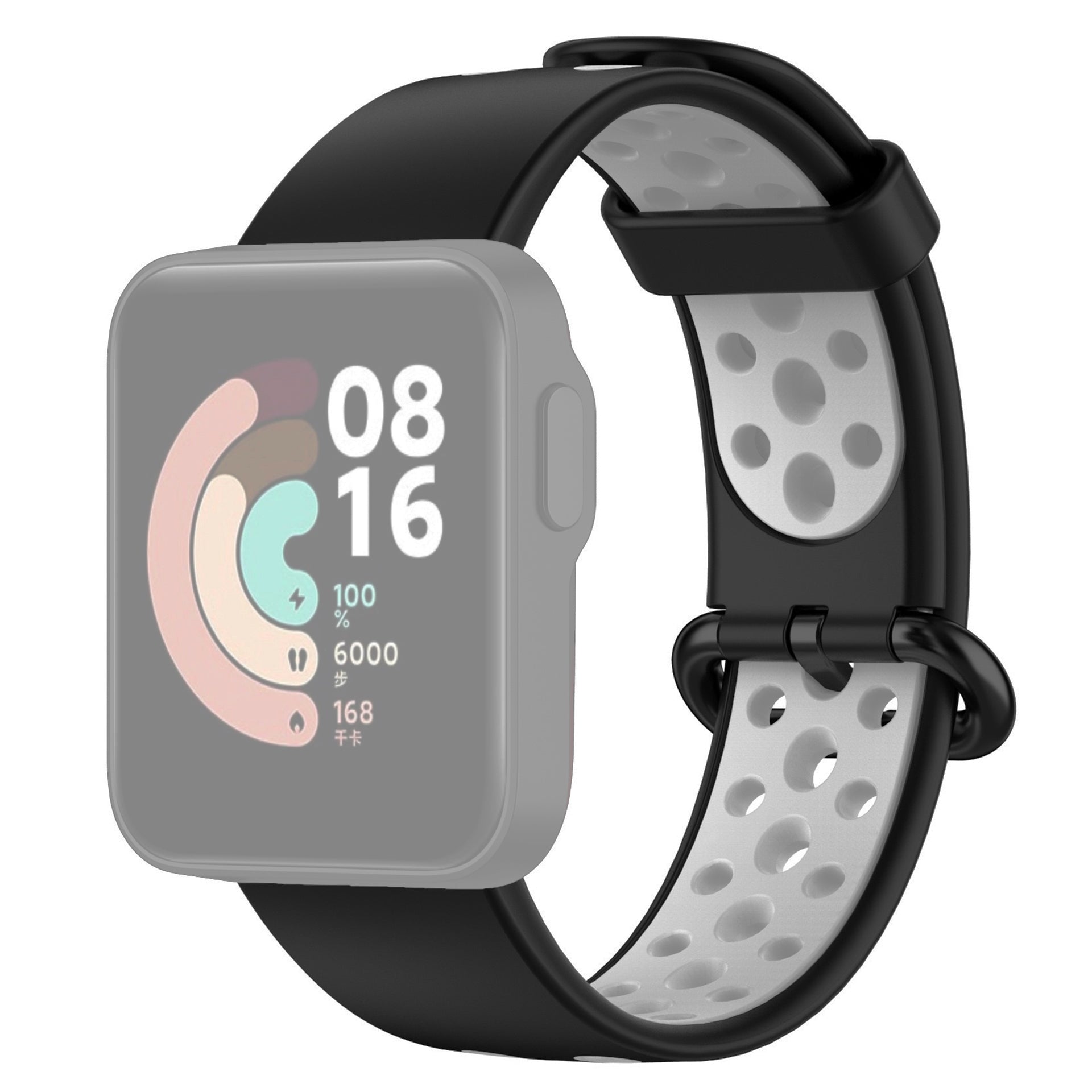 Dual-Color Hollow Silicone Watchband Strap Replacement for Xiaomi Redmi Watch 2 Dual-Color Hollow Silicone Watchband Strap Replacement for Xiaomi Redmi Watch 2